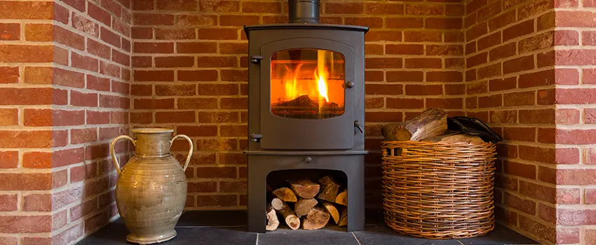 Metal Firebox Installation For Fireplace in Montclair, Virginia