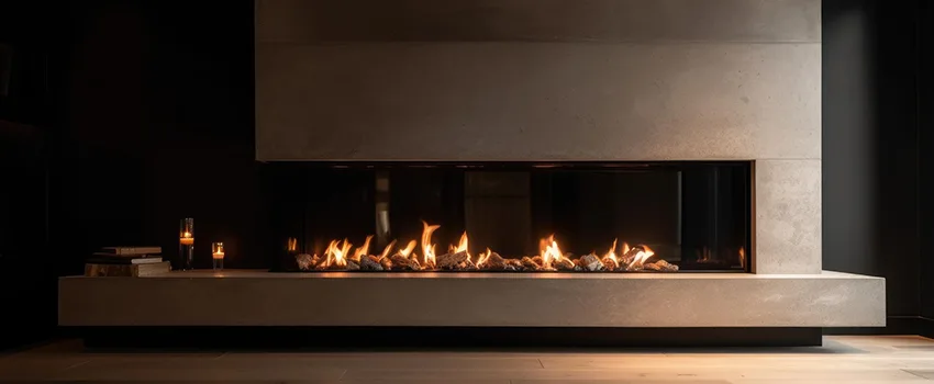 Gas Fireplace Ember Bed Design Services in Montclair, Virginia