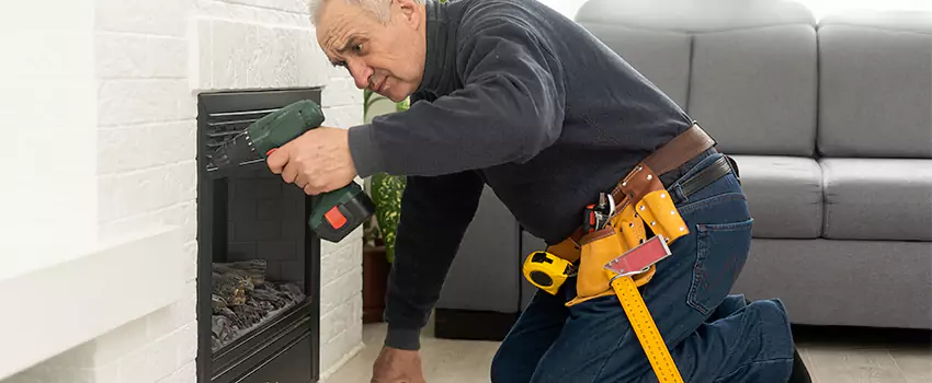 New Indoor Fireplace Installation in Montclair, Virginia