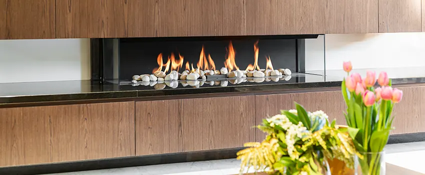 Double-height Fireplace Design Refurbishment in Montclair, Virginia